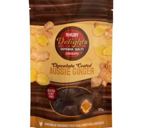 Rhuby Delights Choc Aussie Ginger