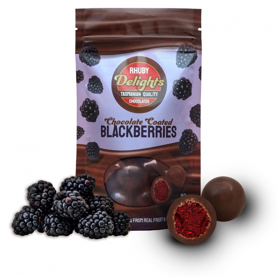 Rhuby Delights Choc Blackberries